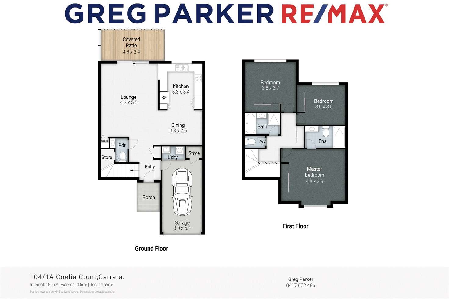 Floorplan of Homely townhouse listing, 104/1 Coelia Court, Carrara QLD 4211