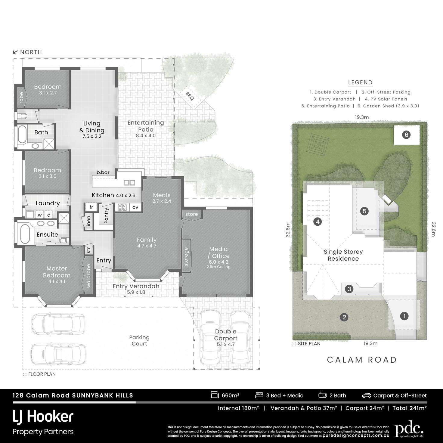 Floorplan of Homely house listing, 128 Calam Road, Sunnybank Hills QLD 4109