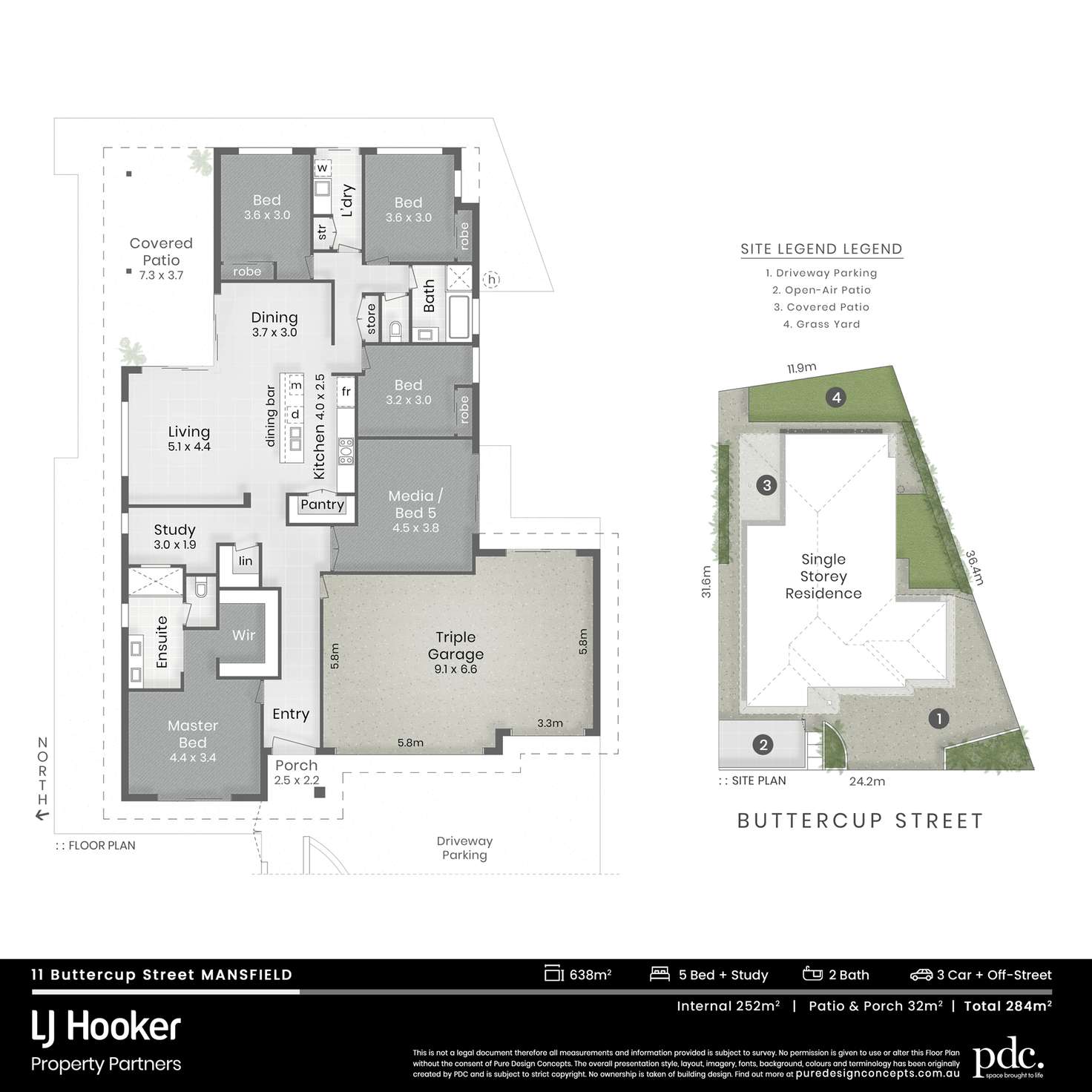 Floorplan of Homely house listing, 11 Buttercup Street, Mansfield QLD 4122