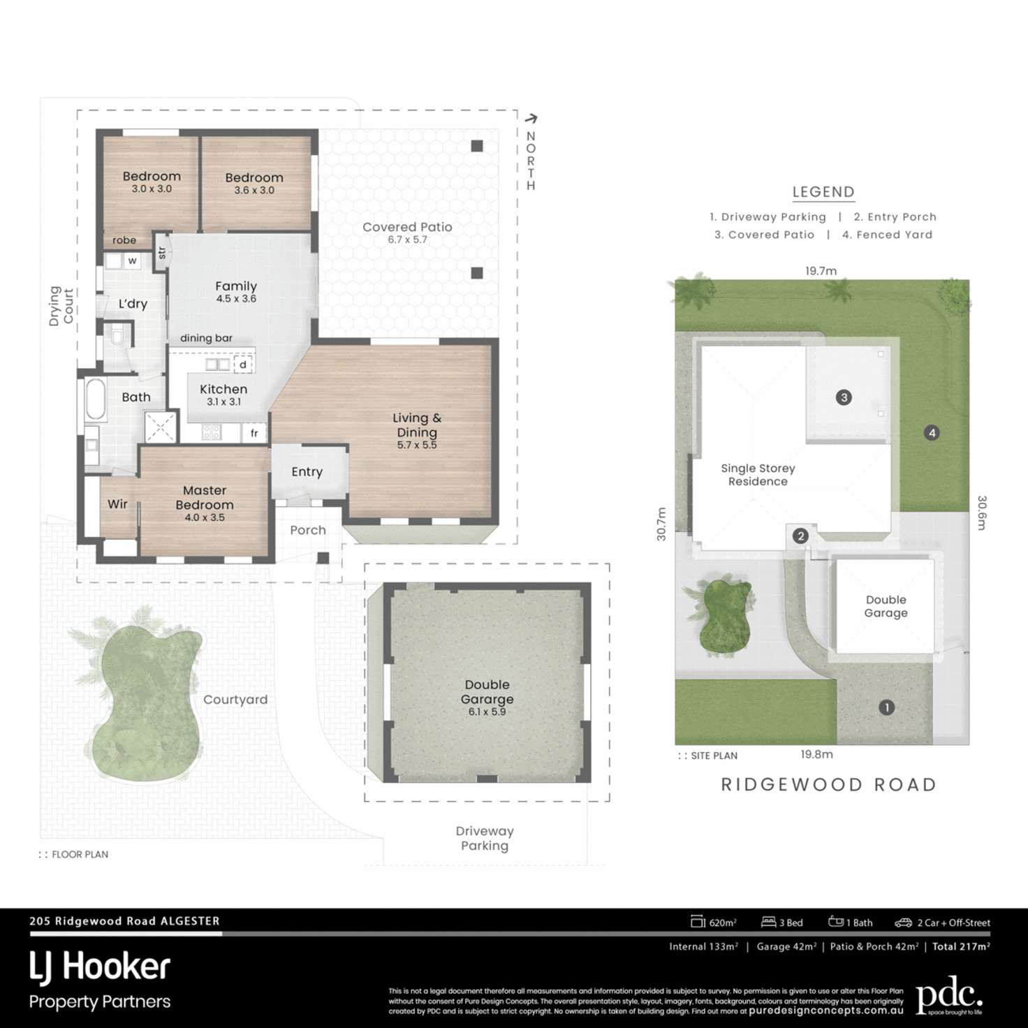 Floorplan of Homely house listing, 205 Ridgewood Road, Algester QLD 4115