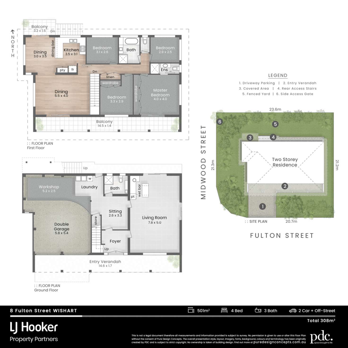 Floorplan of Homely house listing, 8 Fulton Street, Wishart QLD 4122