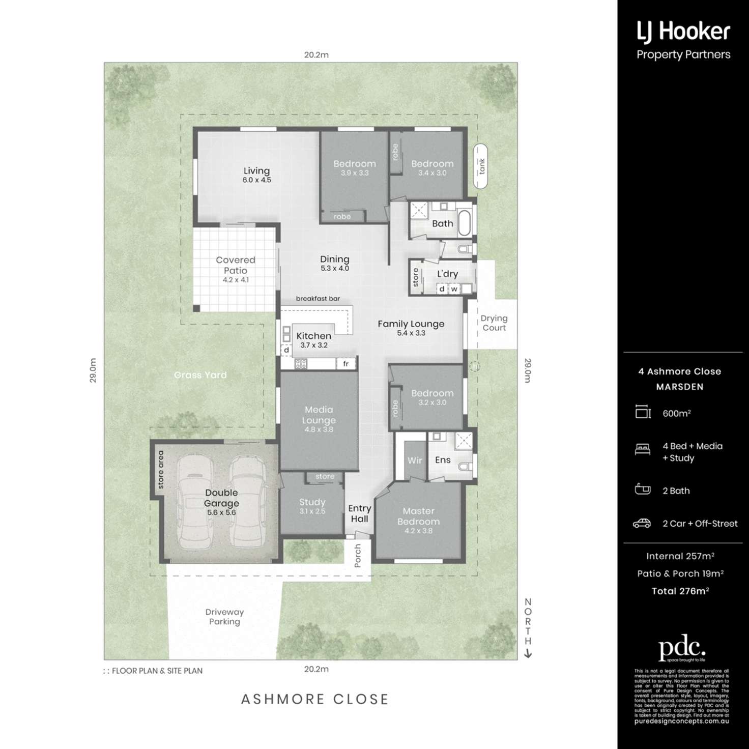Floorplan of Homely house listing, 4 Ashmore Close, Marsden QLD 4132