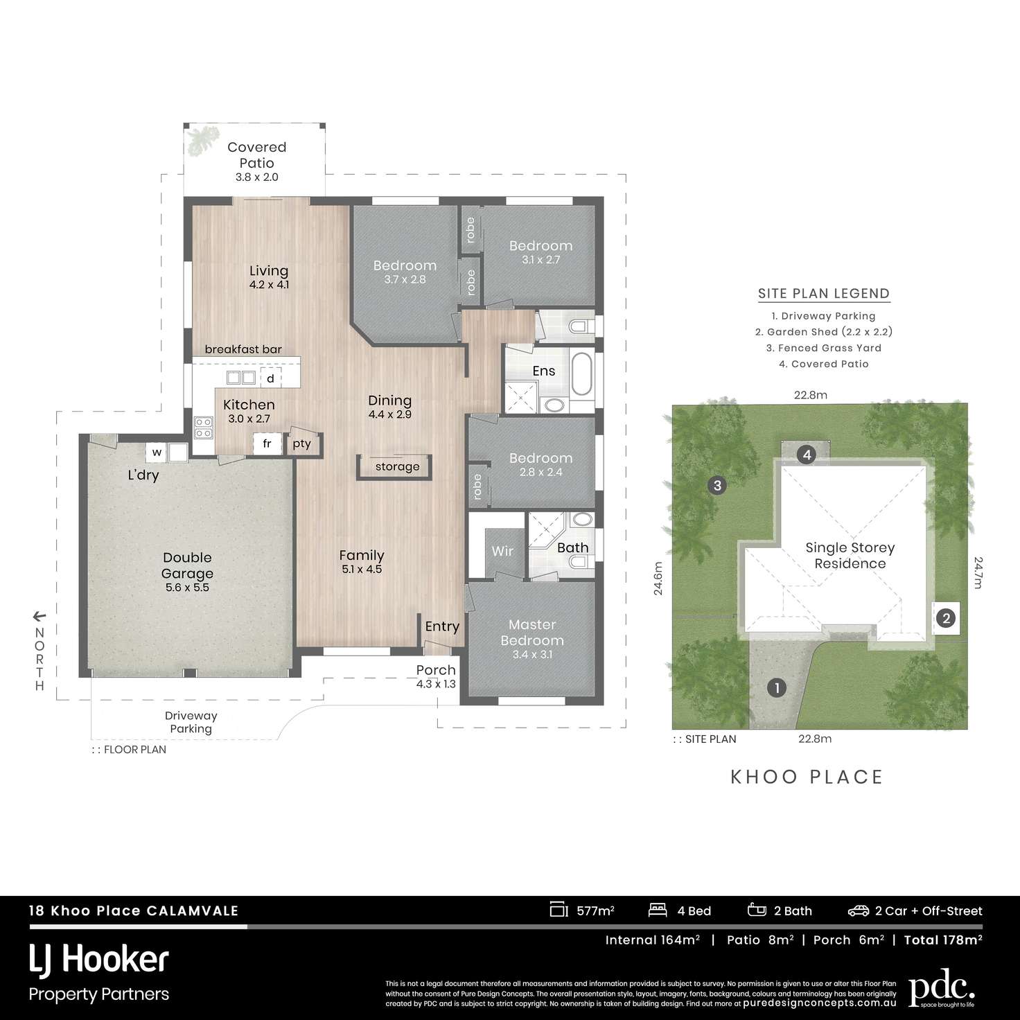 Floorplan of Homely house listing, 18 Khoo Place, Calamvale QLD 4116