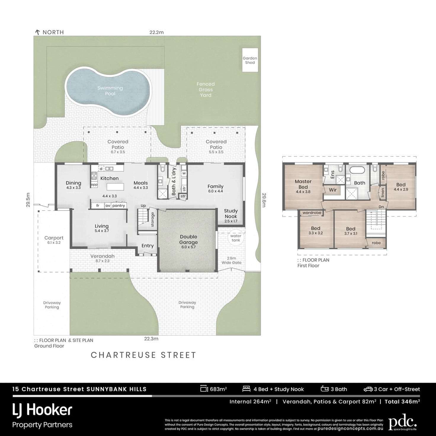 Floorplan of Homely house listing, 15 Chartreuse Street, Sunnybank Hills QLD 4109