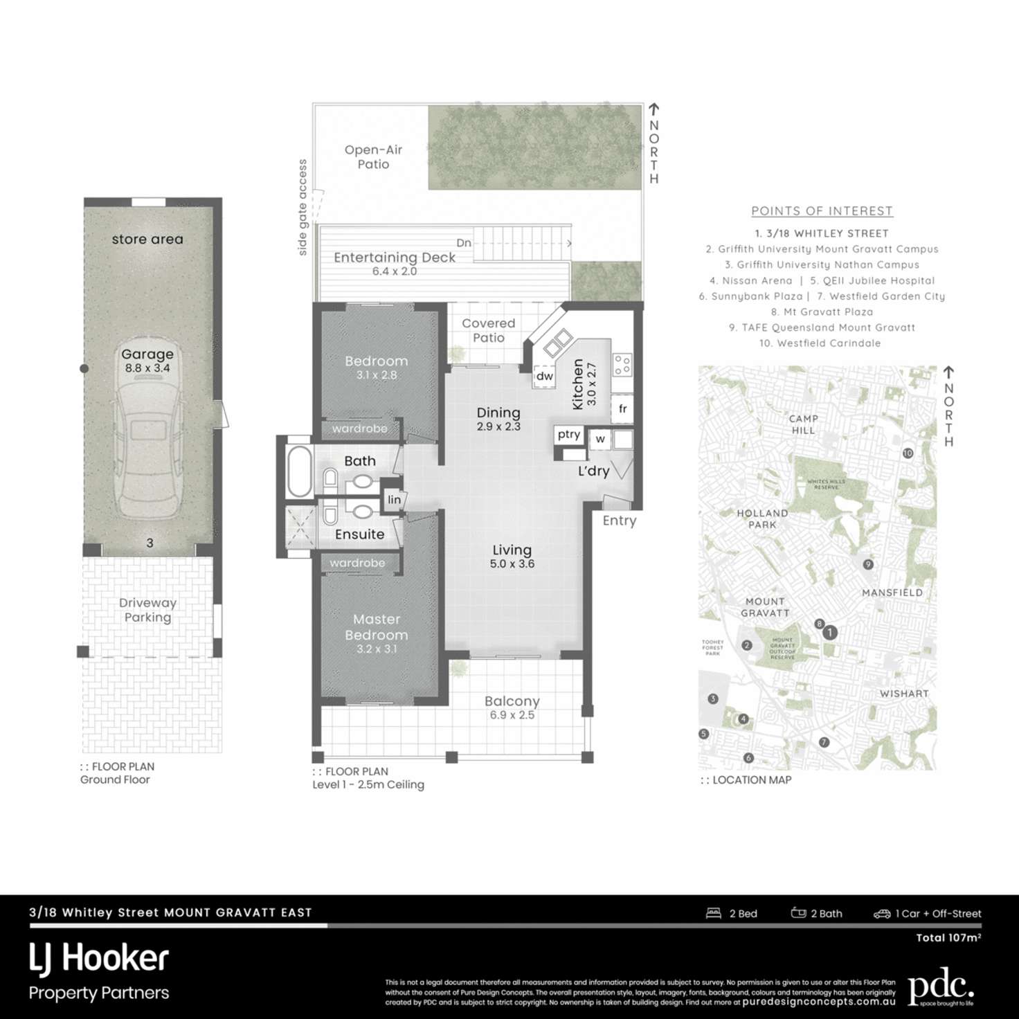 Floorplan of Homely townhouse listing, 3/18 Whitley Street, Mount Gravatt East QLD 4122