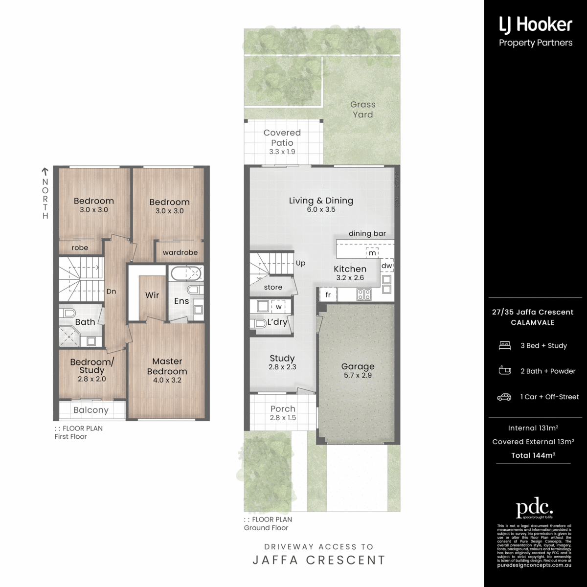 Floorplan of Homely townhouse listing, 27/35 Jaffa Crescent, Calamvale QLD 4116