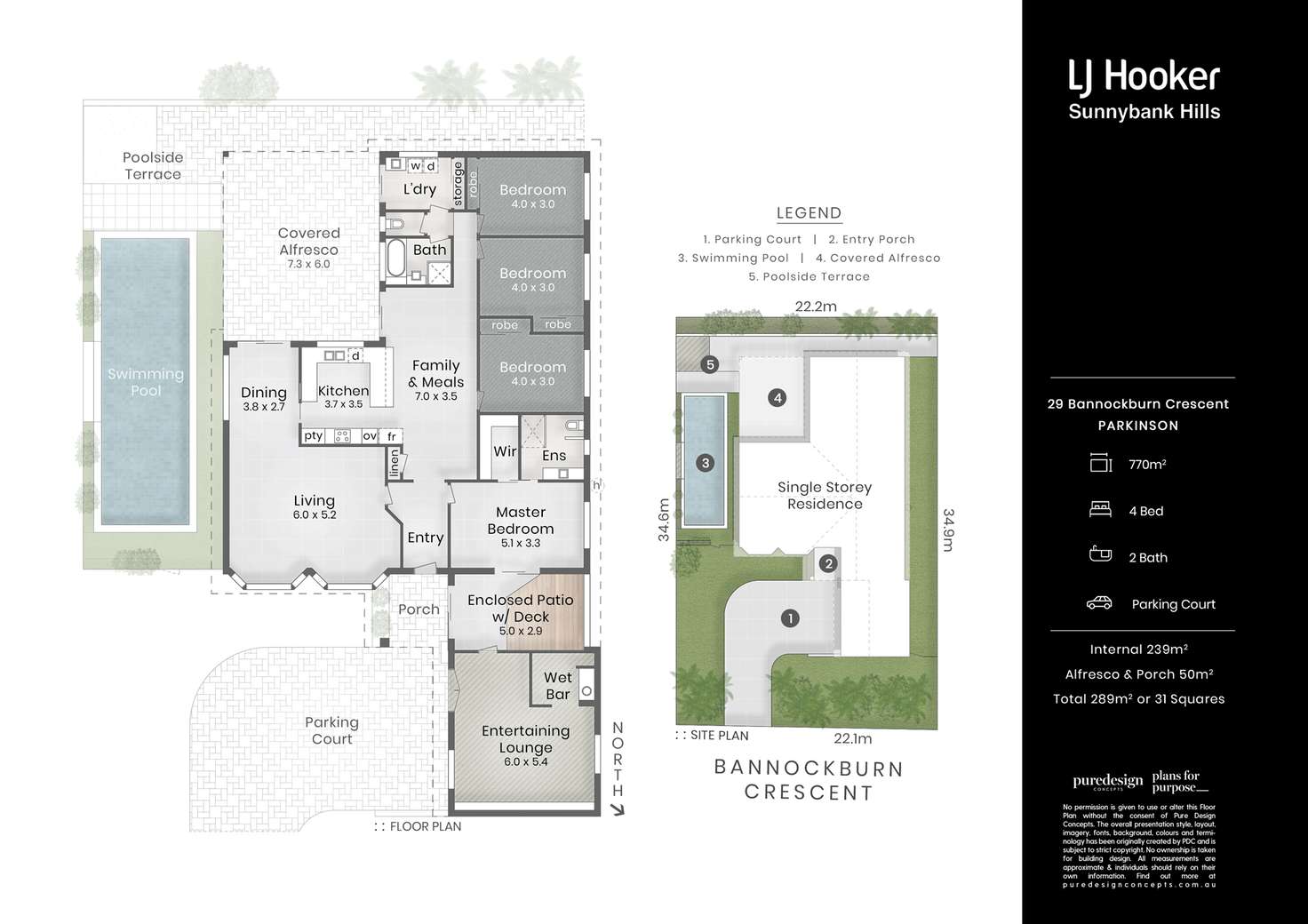 Floorplan of Homely house listing, 29 Bannockburn Crescent, Parkinson QLD 4115