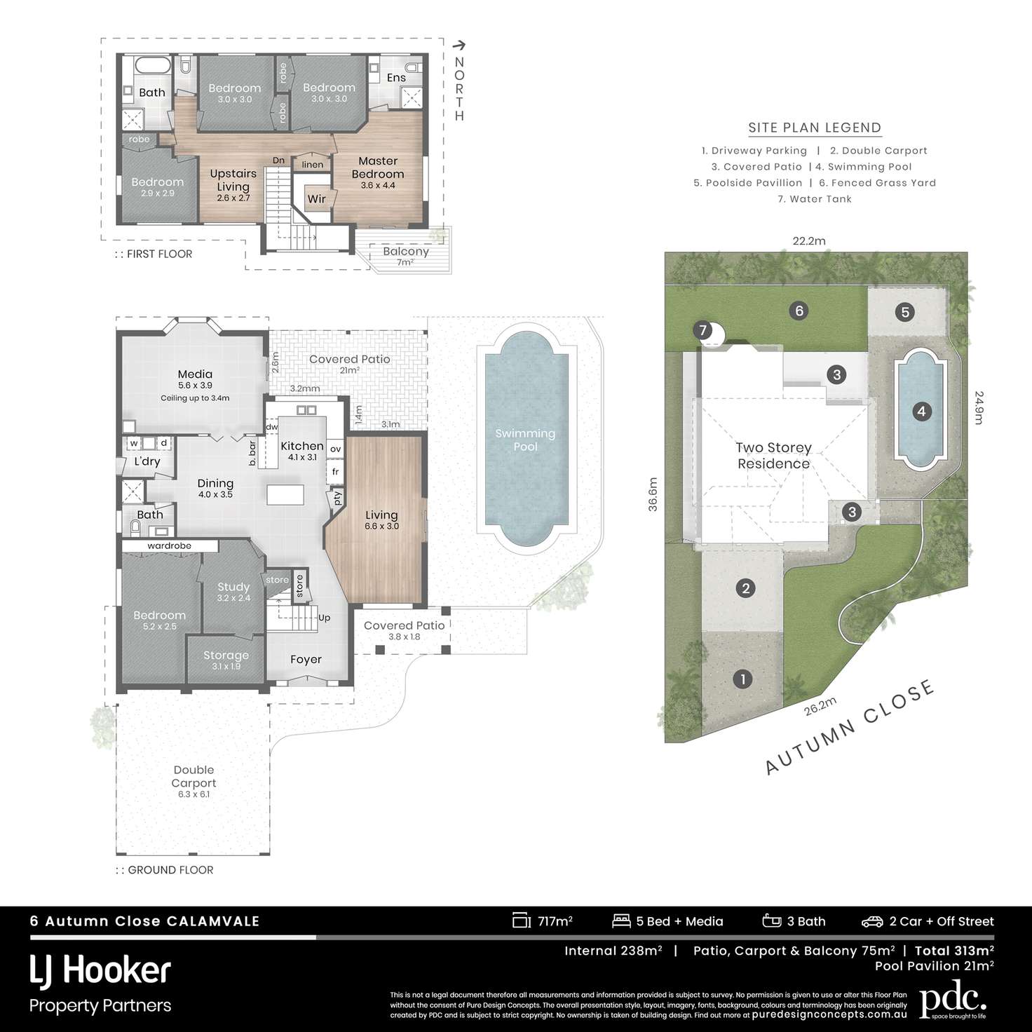 Floorplan of Homely house listing, 6 Autumn Close, Calamvale QLD 4116
