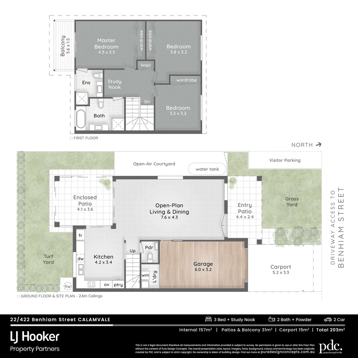 Floorplan of Homely townhouse listing, 22/422 Benhiam Street, Calamvale QLD 4116