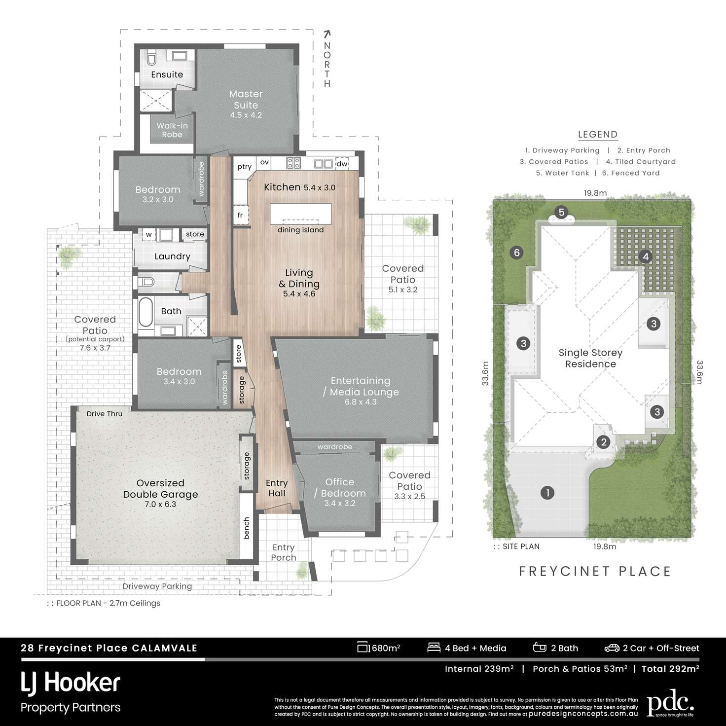 Floorplan of Homely house listing, 28 Freycinet Place, Calamvale QLD 4116