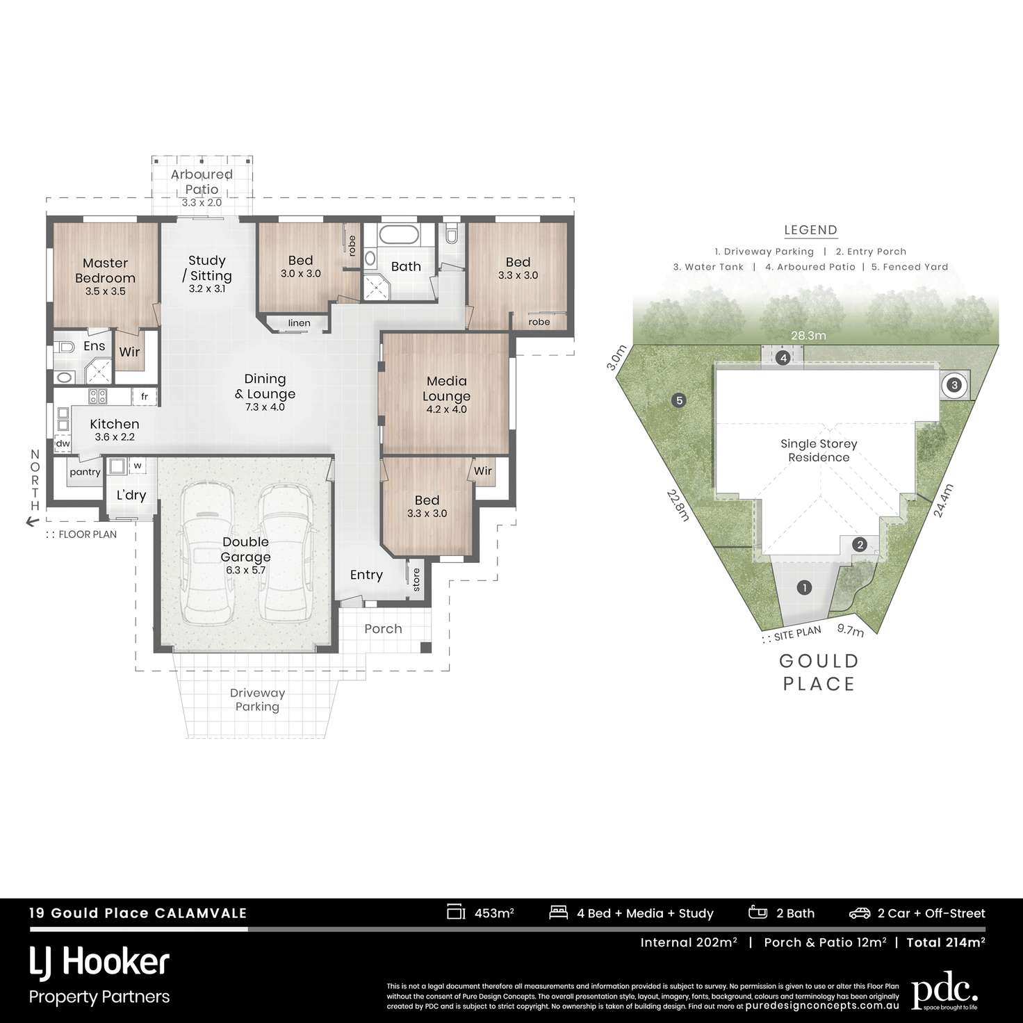 Floorplan of Homely house listing, 19 Gould Place, Calamvale QLD 4116