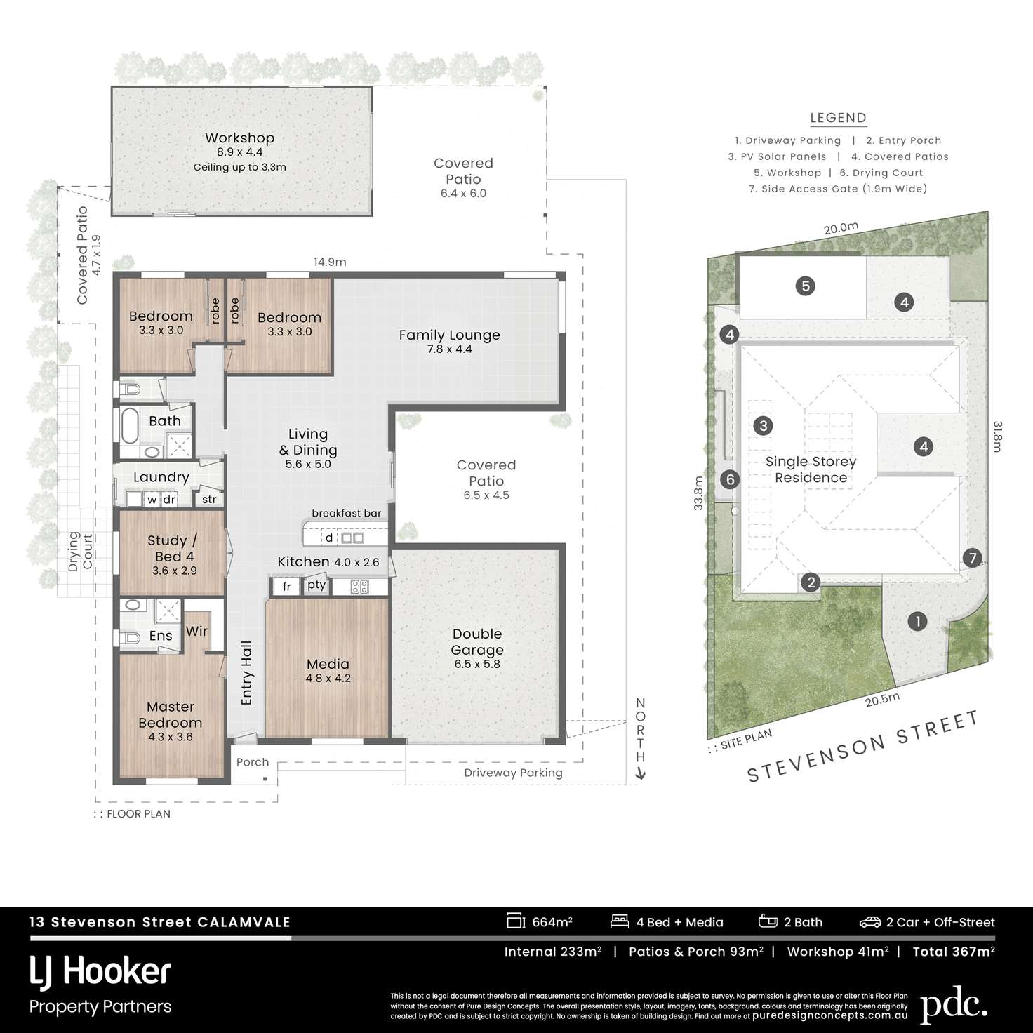 Floorplan of Homely house listing, 13 Stevenson Street, Calamvale QLD 4116