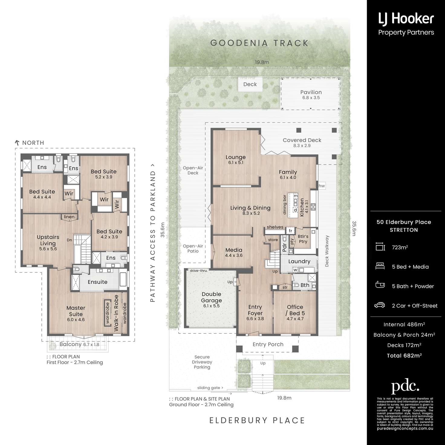 Floorplan of Homely house listing, 50 Elderbury Place, Stretton QLD 4116