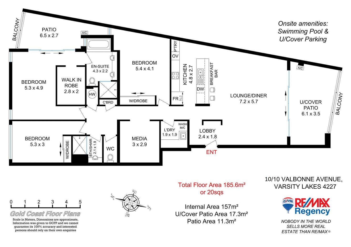 Floorplan of Homely house listing, 10/10 Valbonne Av, Varsity Lakes QLD 4227