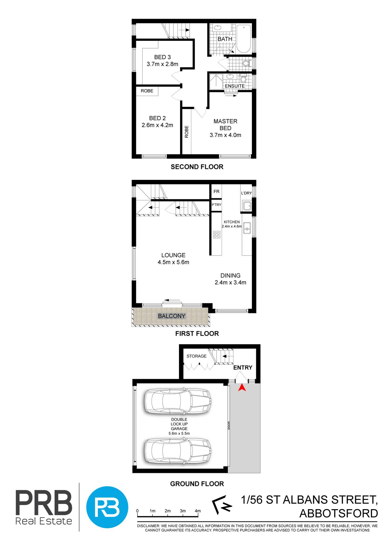 Floorplan of Homely unit listing, 1/56 St Albans Street, Abbotsford NSW 2046