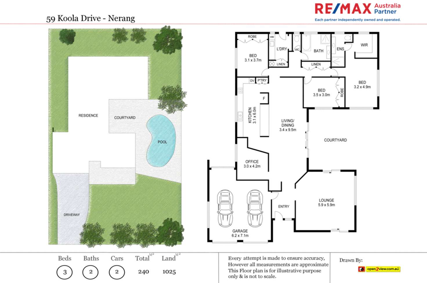 Floorplan of Homely house listing, 59 Koola Dr, Nerang QLD 4211
