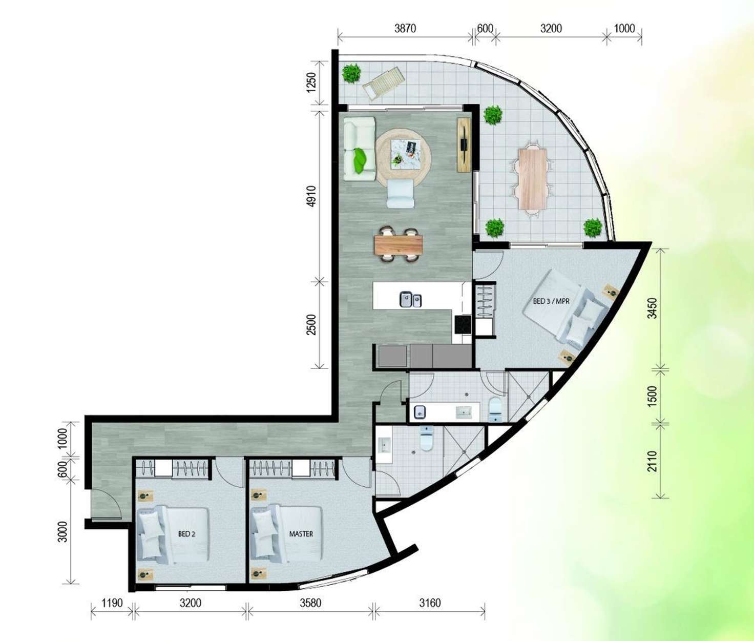 Floorplan of Homely apartment listing, 5104/172 Venner Road, Yeronga QLD 4104
