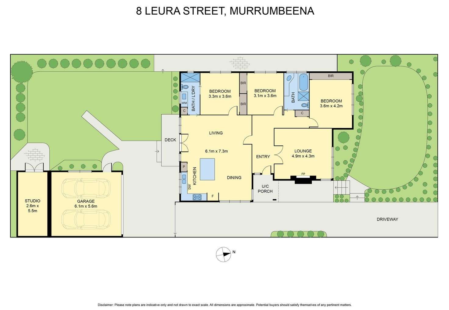 Floorplan of Homely house listing, 8 Leura Street, Murrumbeena VIC 3163