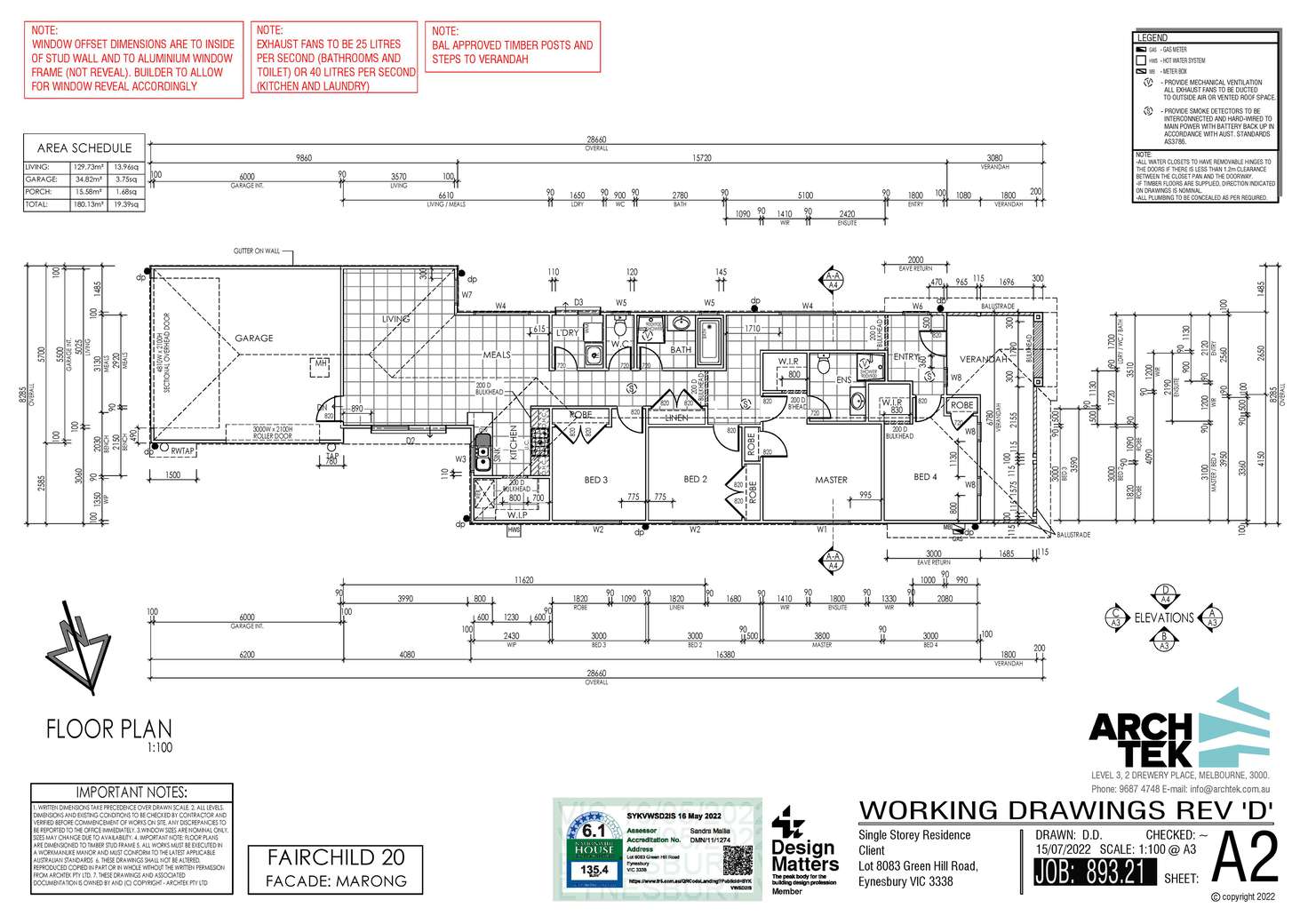 Floorplan of Homely house listing, 541 Green Hill Road, Eynesbury VIC 3338