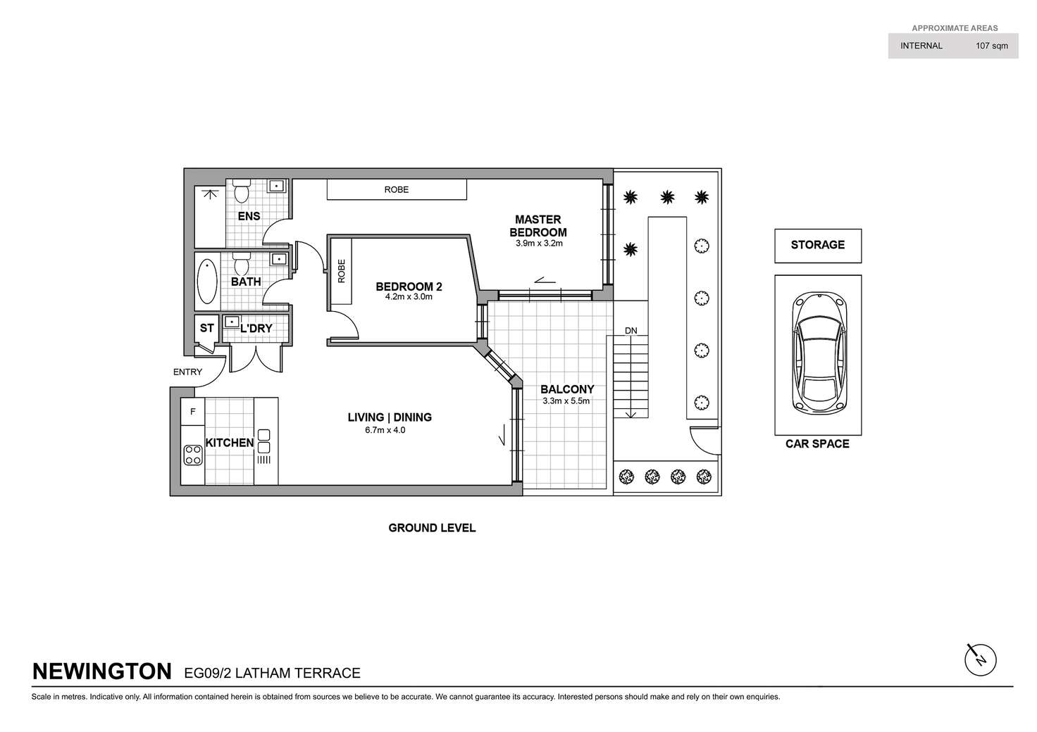 Floorplan of Homely apartment listing, EG09/2 Latham Terrace, Newington NSW 2127