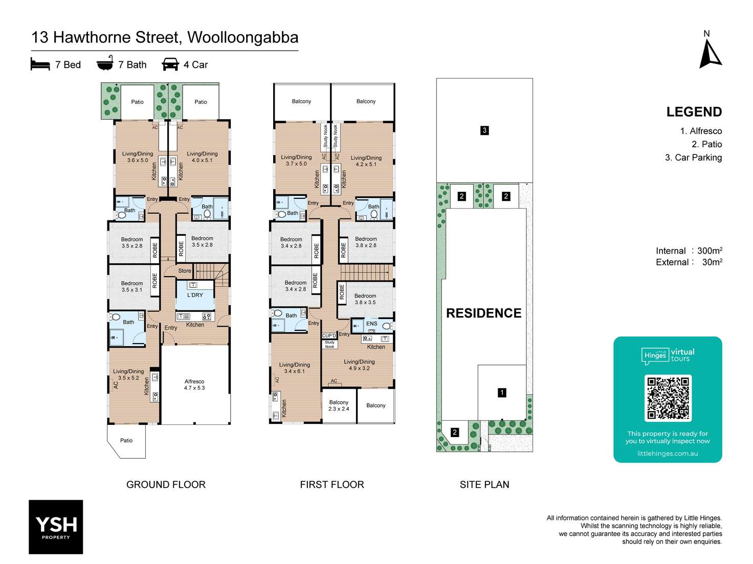Floorplan of Homely apartment listing, 5/13 Hawthorne Street, Woolloongabba QLD 4102