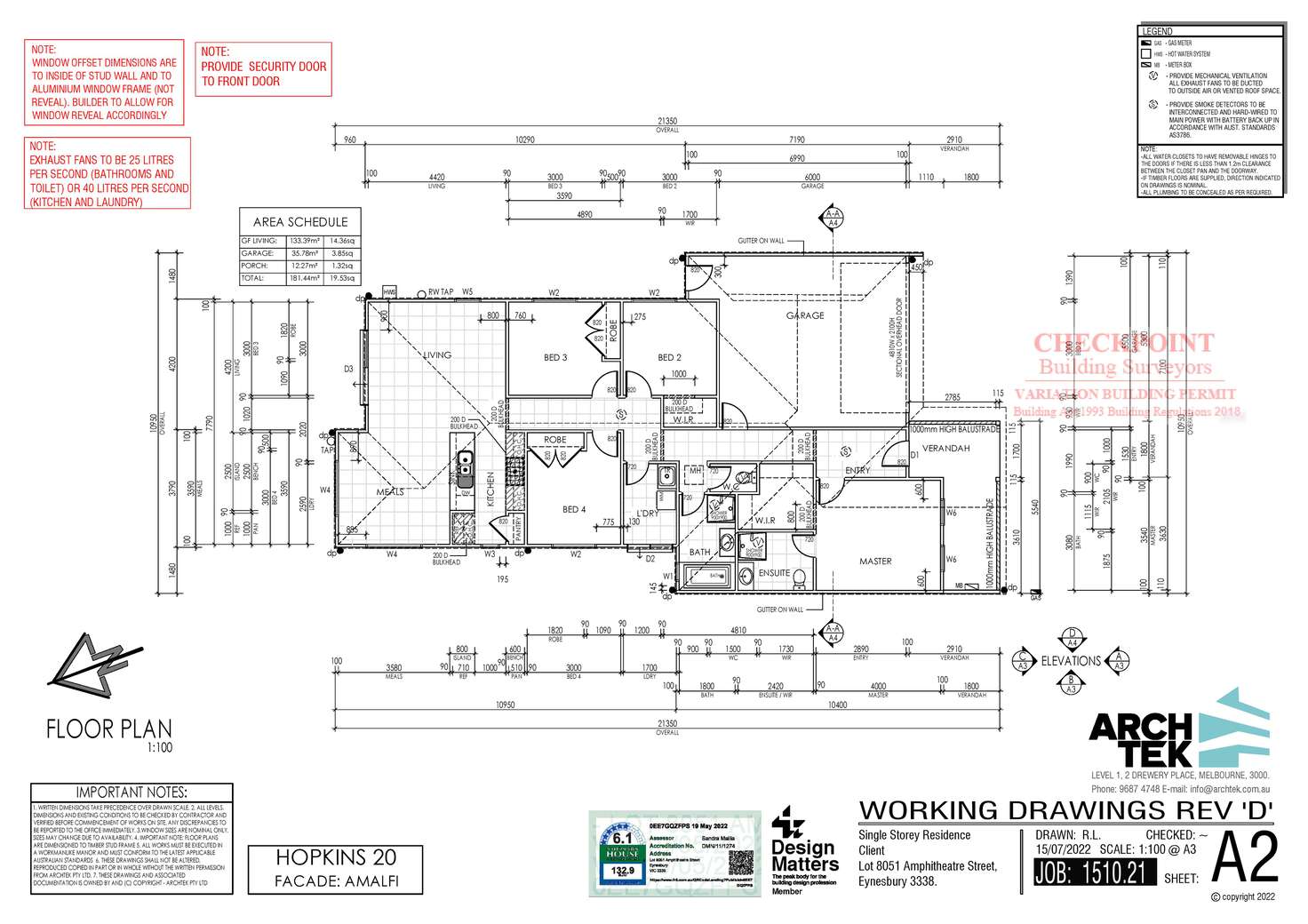 Floorplan of Homely house listing, 8 Amphitheatre Street, Eynesbury VIC 3338