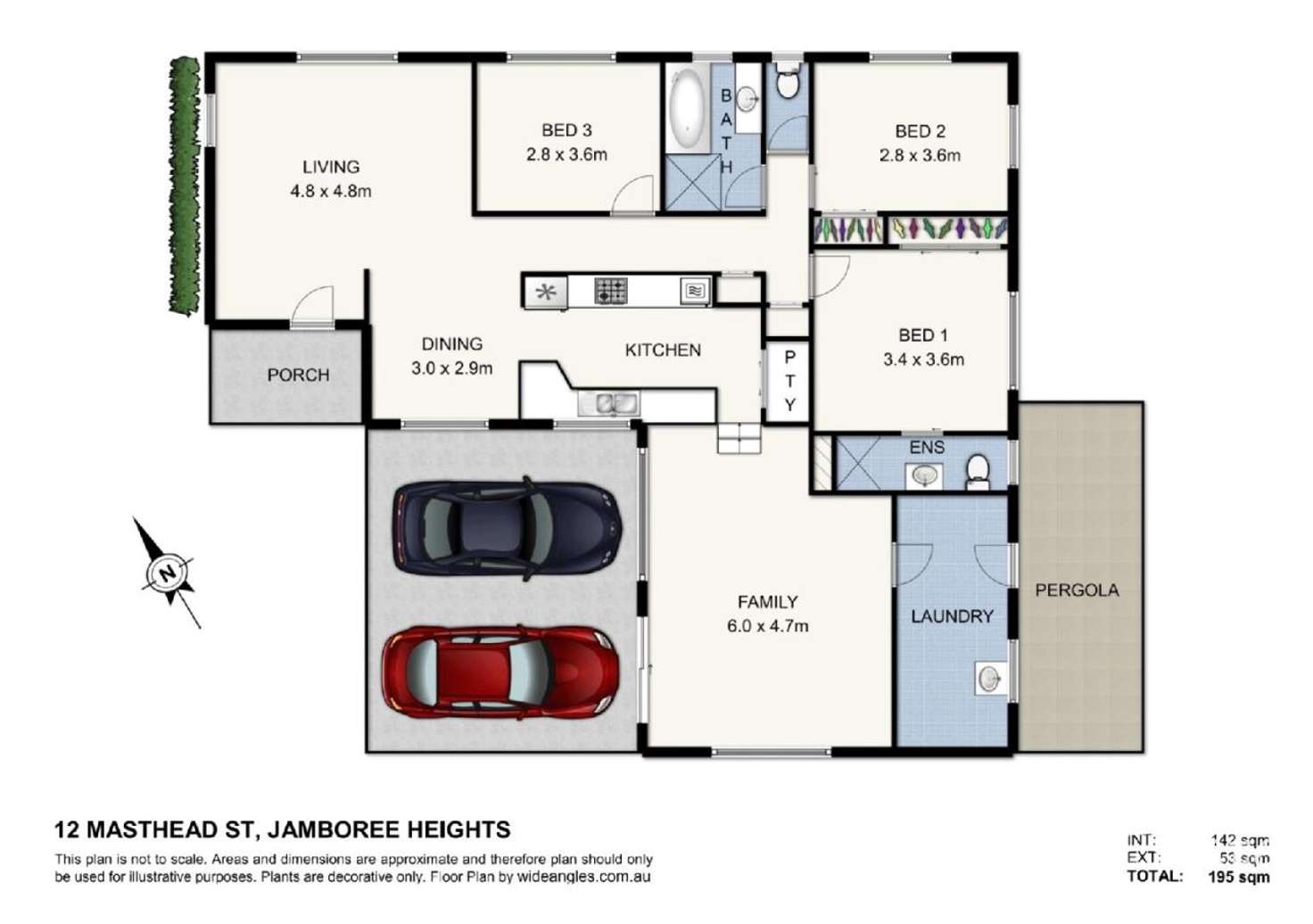 Floorplan of Homely house listing, 12 Masthead Street, Jamboree Heights QLD 4074
