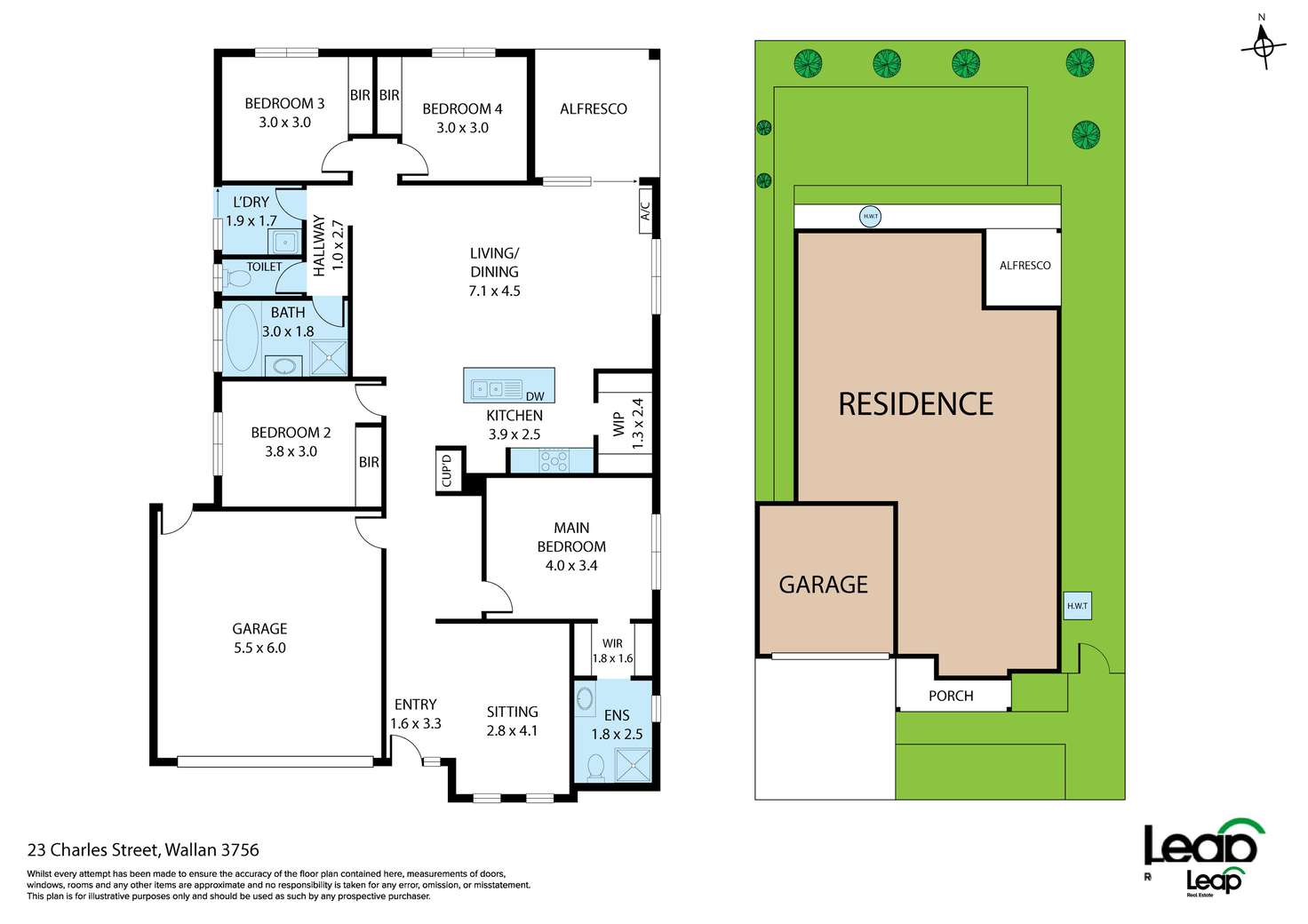 Floorplan of Homely house listing, 23 Charles Street, Wallan VIC 3756