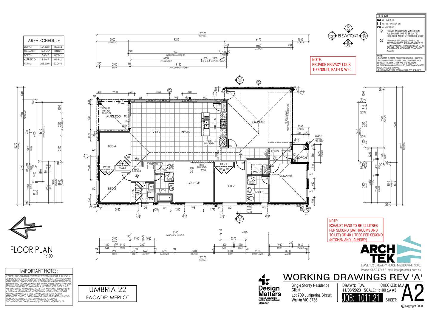 Floorplan of Homely house listing, 46 Juniperina Circuit, Wallan VIC 3756
