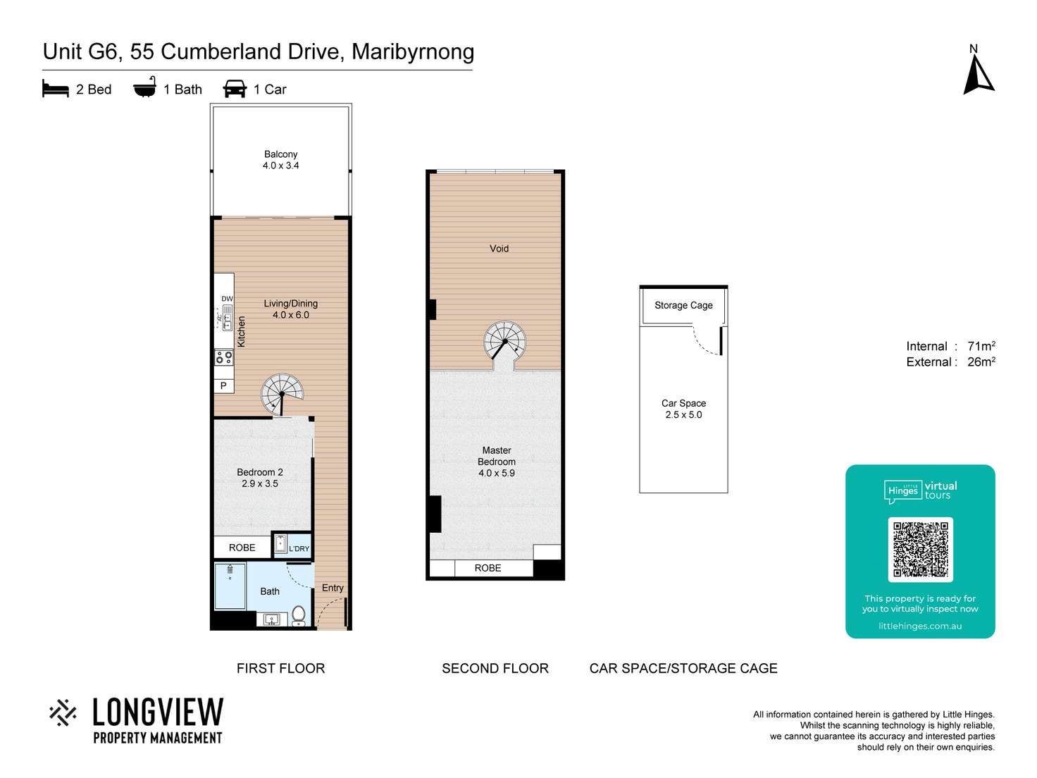Floorplan of Homely apartment listing, G06/55 Cumberland Drive, Maribyrnong VIC 3032