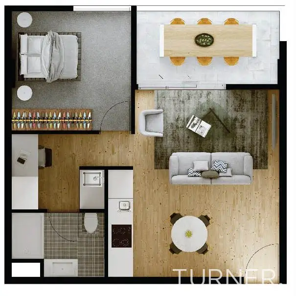 Floorplan of Homely apartment listing, 1413/156 Wright St, Adelaide SA 5000