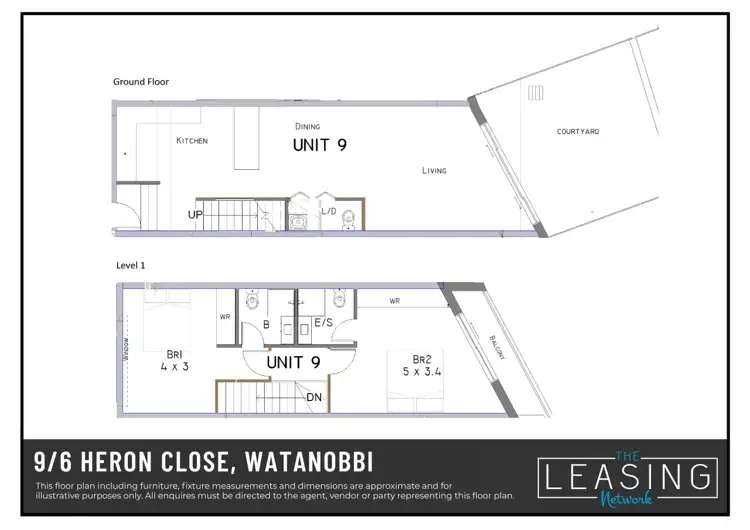 Floorplan of Homely apartment listing, 9/6 Heron Close, Watanobbi NSW 2259