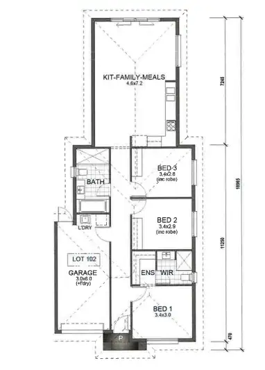Floorplan of Homely house listing, 82 Bains Road, Morphett Vale SA 5162