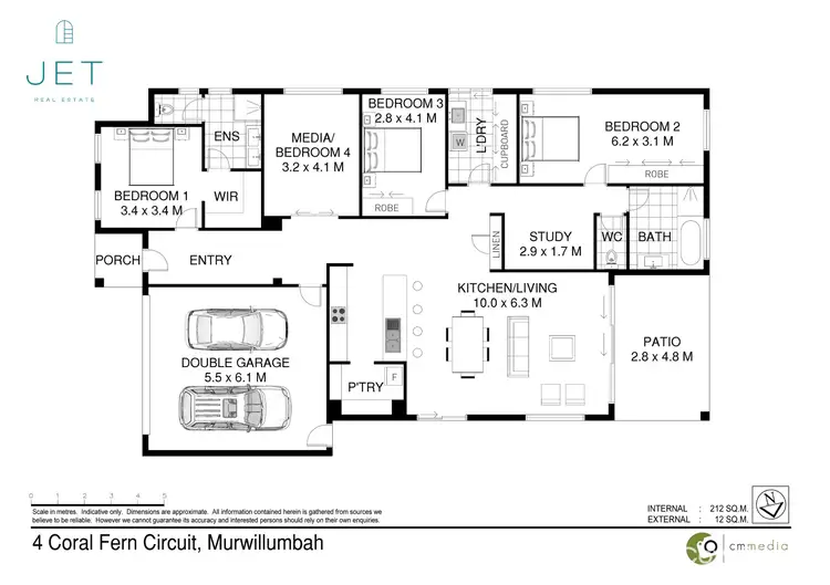 Floorplan of Homely house listing, 4 Coral Fern Circuit, Murwillumbah NSW 2484