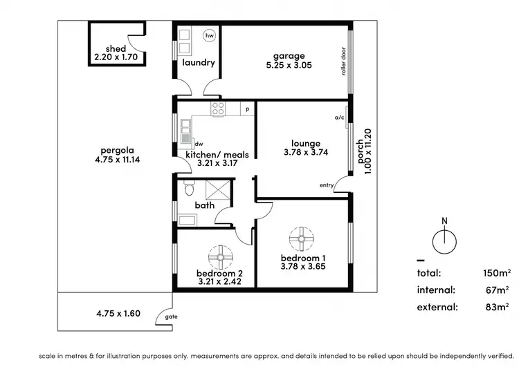 Floorplan of Homely house listing, 6/1 Denmead Avenue, Campbelltown SA 5074