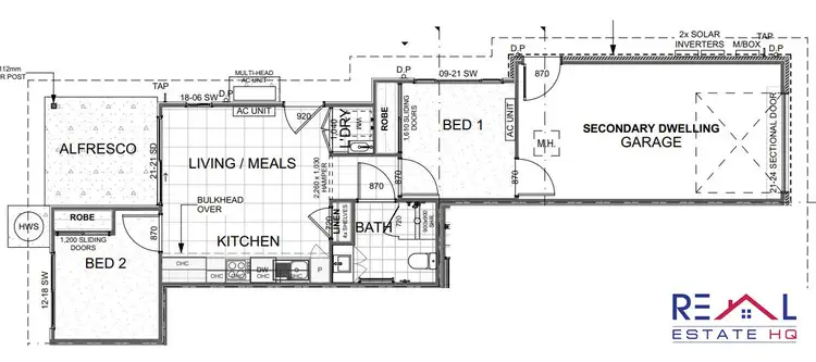 Floorplan of Homely unit listing, Unit 2/12 Vincent Crescent, Caboolture QLD 4510