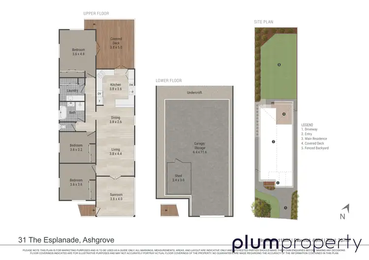 Floorplan of Homely house listing, 31 The Esplanade, Ashgrove QLD 4060