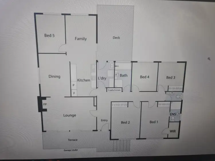 Floorplan of Homely house listing, 8 Rowell Place, Weston ACT 2611