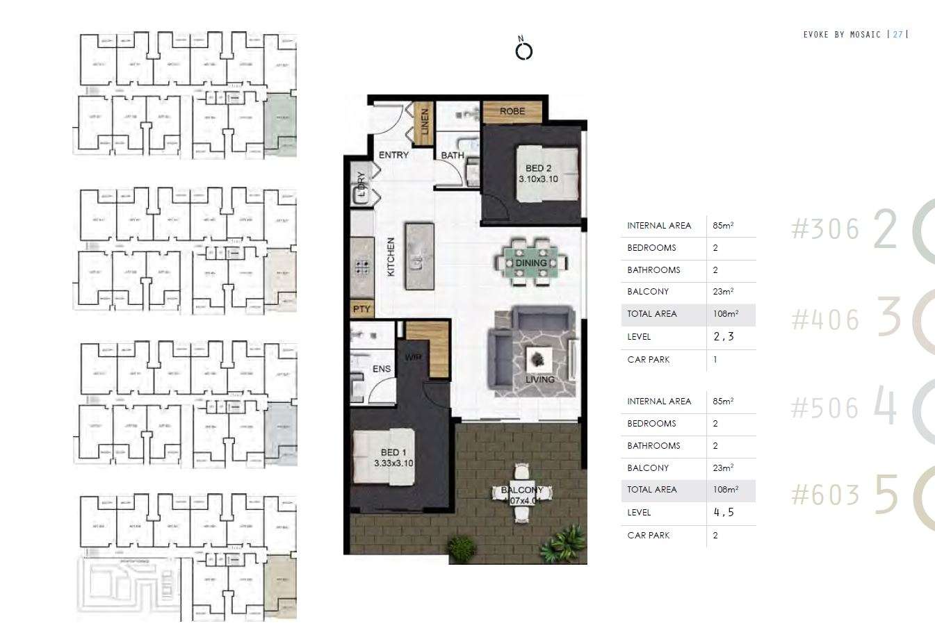 Floorplan of Homely unit listing, 306/18-26 Mermaid Street, Chermside QLD 4032