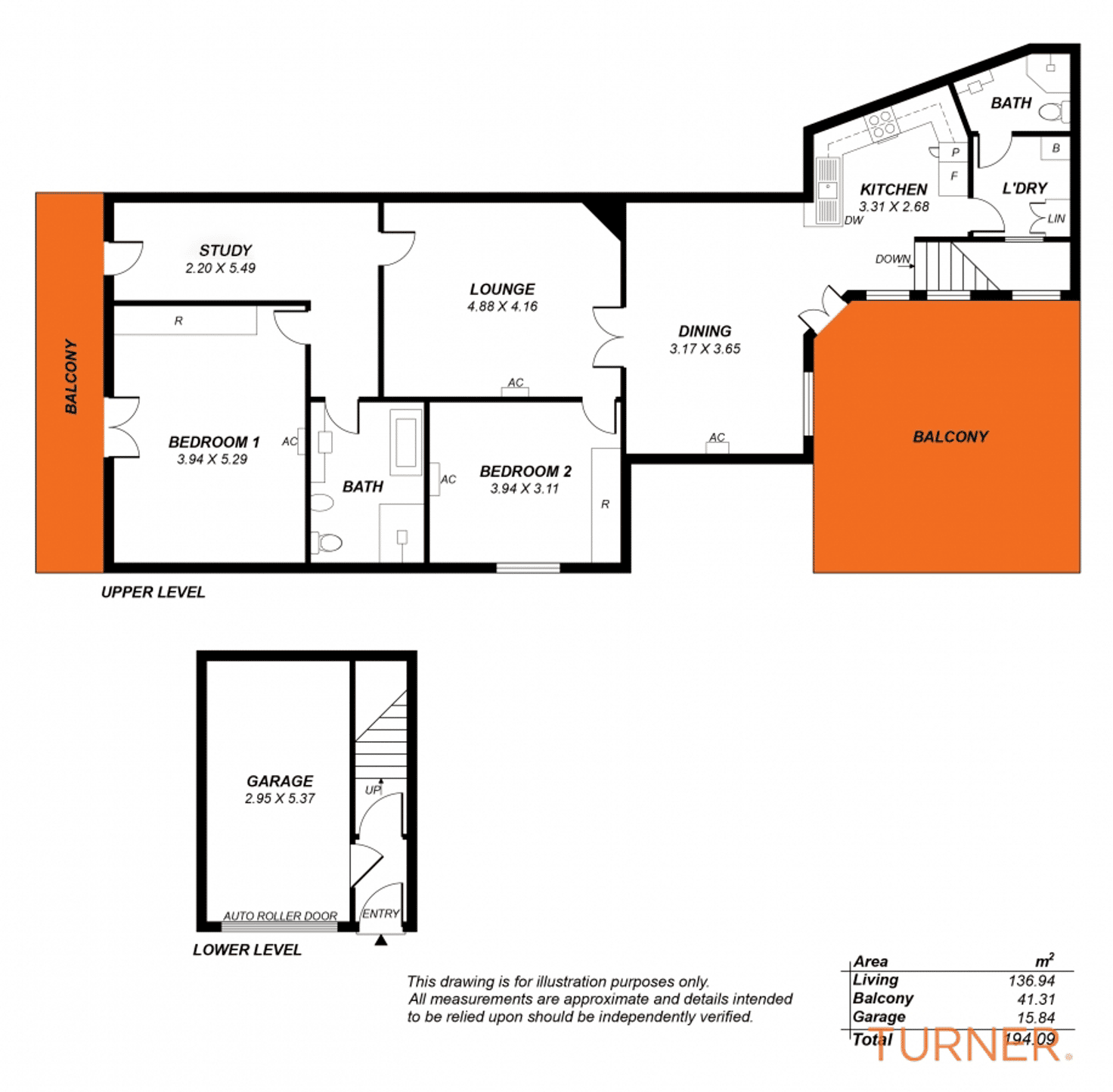 Floorplan of Homely apartment listing, 179A O'Connell Street, North Adelaide SA 5006