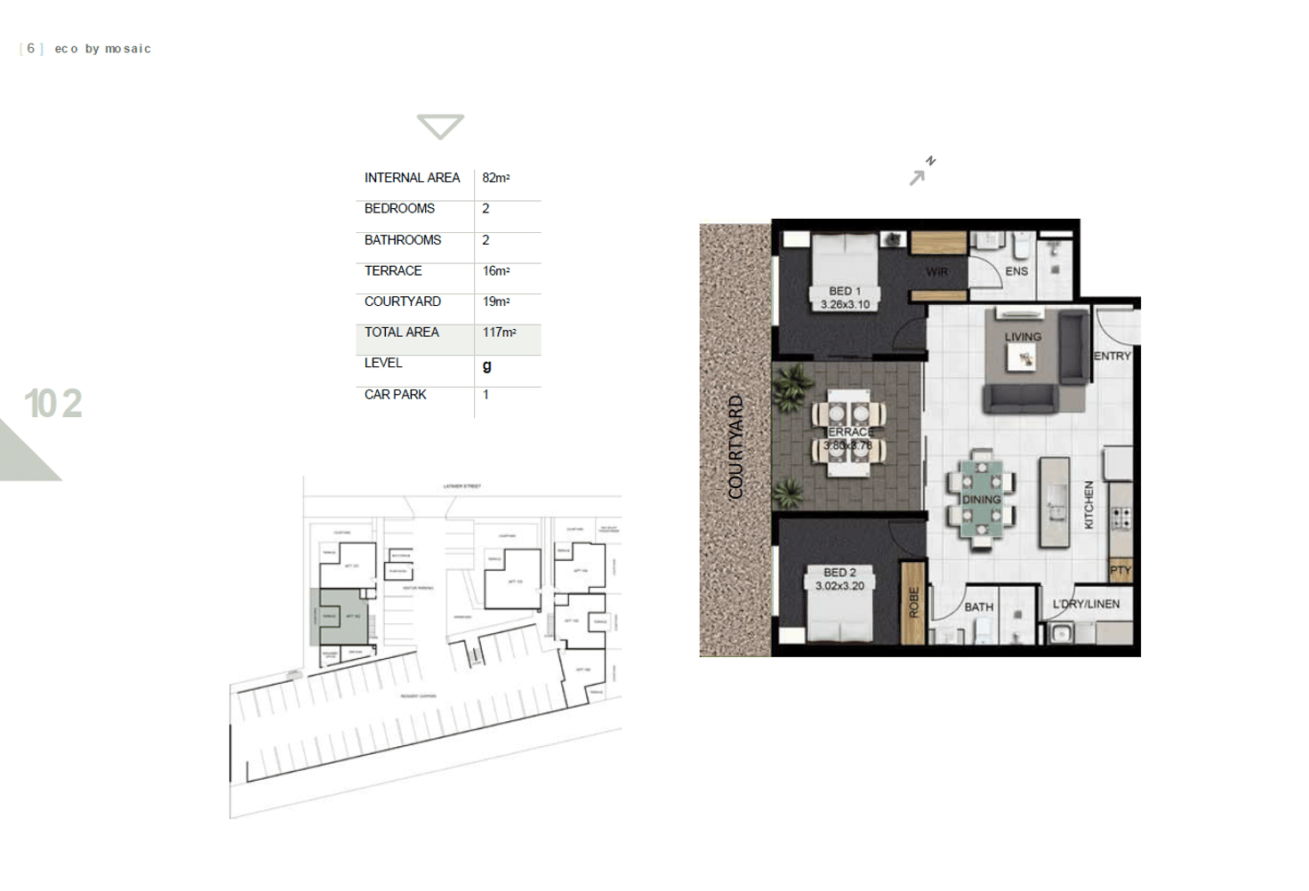 Floorplan of Homely unit listing, 102/32-38 Latimer Street, Holland Park QLD 4121