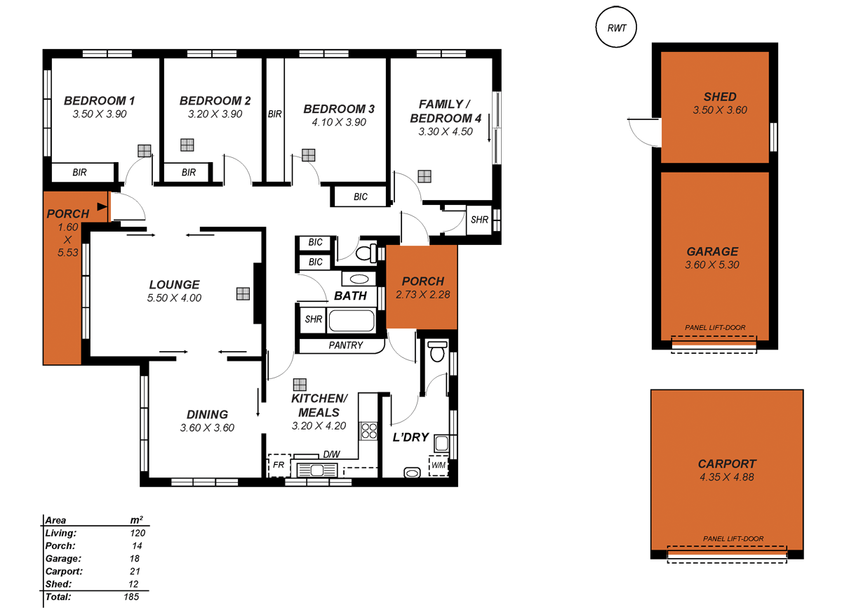 Floorplan of Homely house listing, 21 Avenue Road, Highgate SA 5063