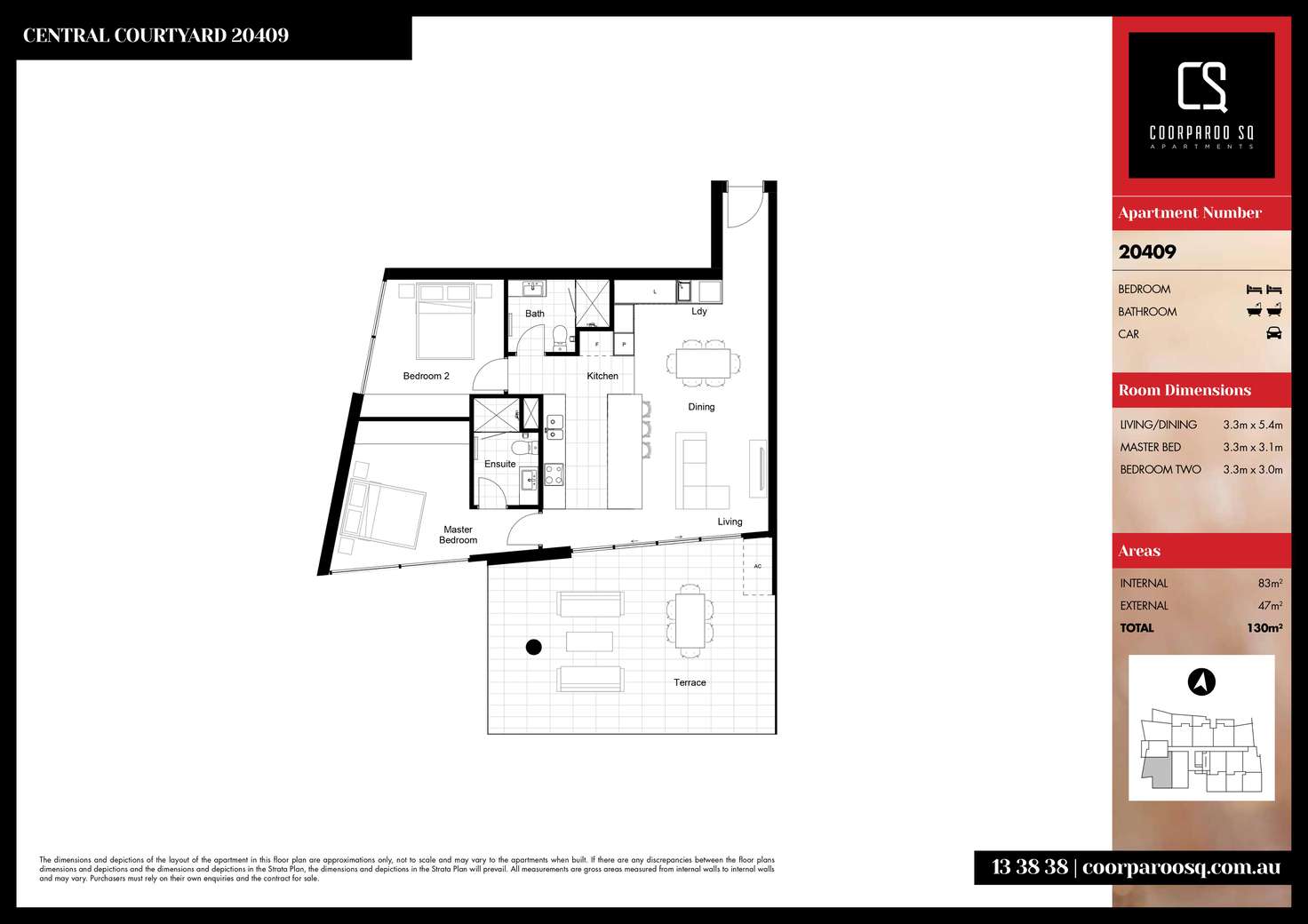 Floorplan of Homely apartment listing, 20409/300 Old Cleveland Road, Coorparoo QLD 4151