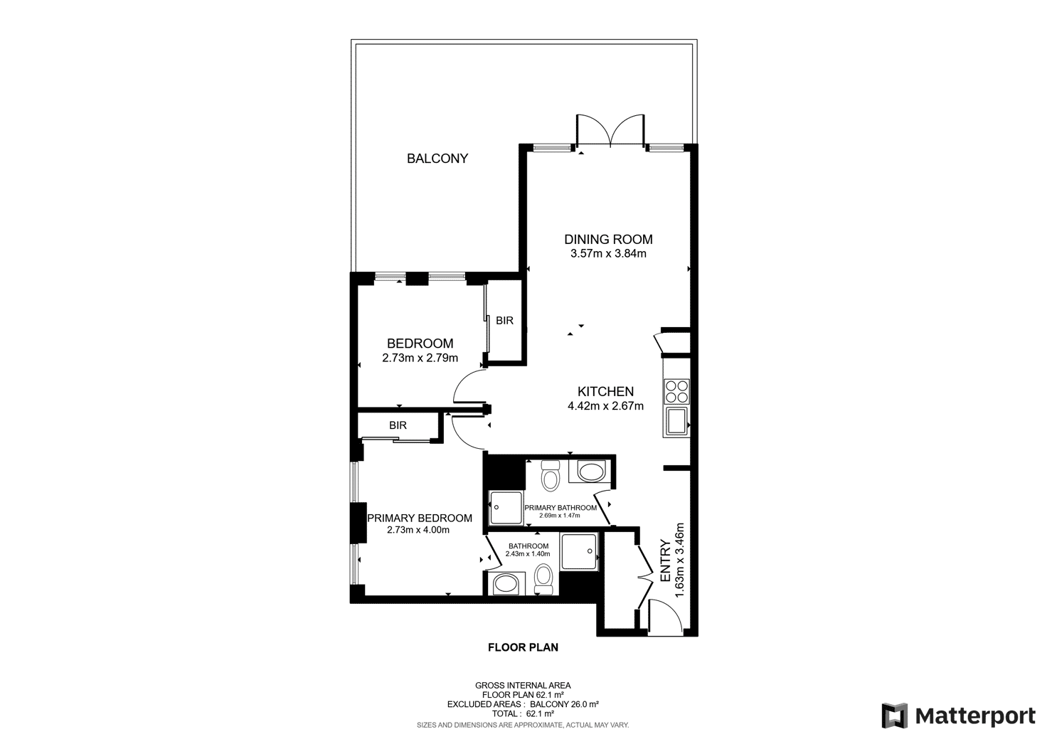 Floorplan of Homely apartment listing, 501/5-9 Blanch Street, Preston VIC 3072