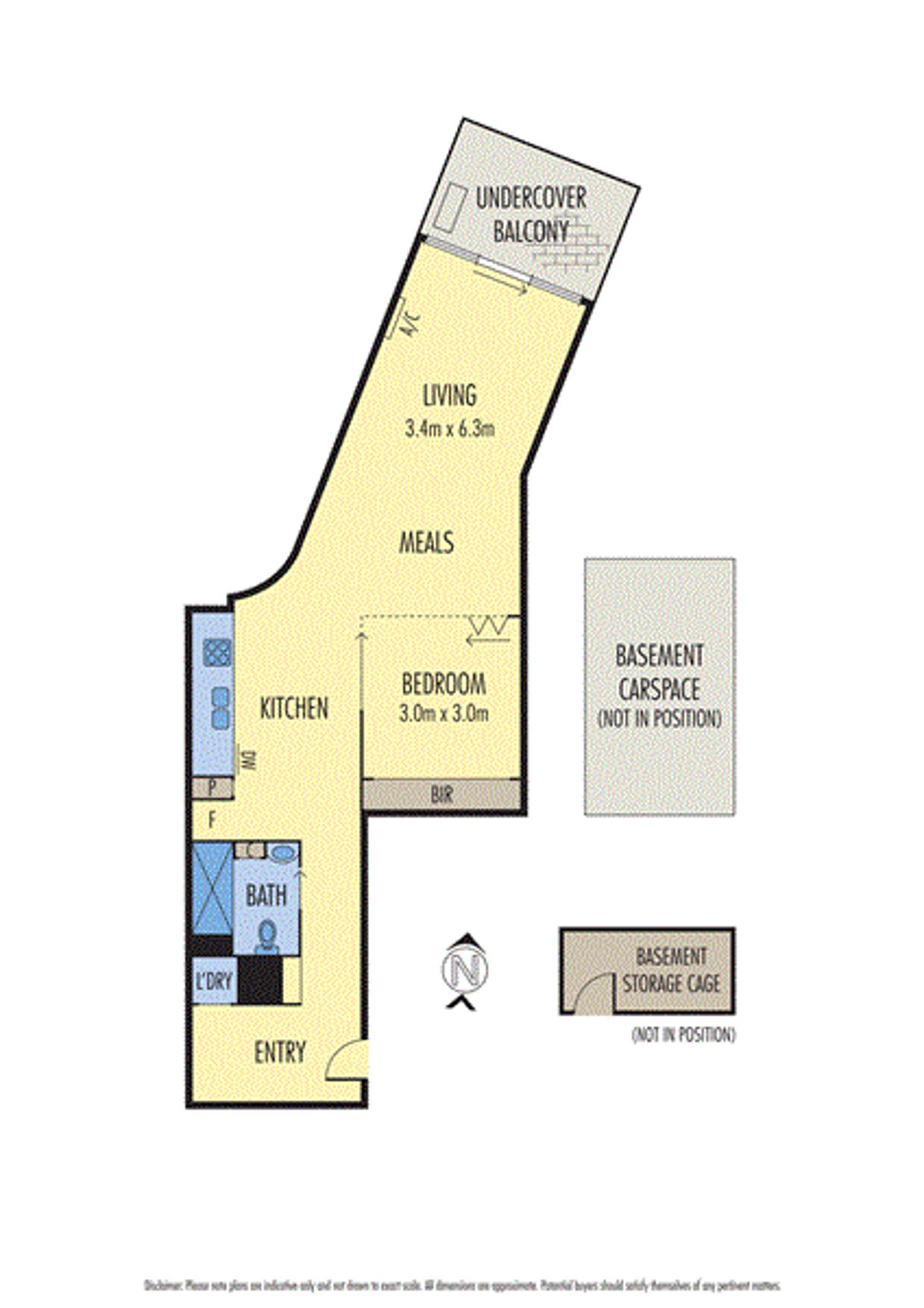 Floorplan of Homely apartment listing, 616/539 St Kilda Road, Melbourne VIC 3004