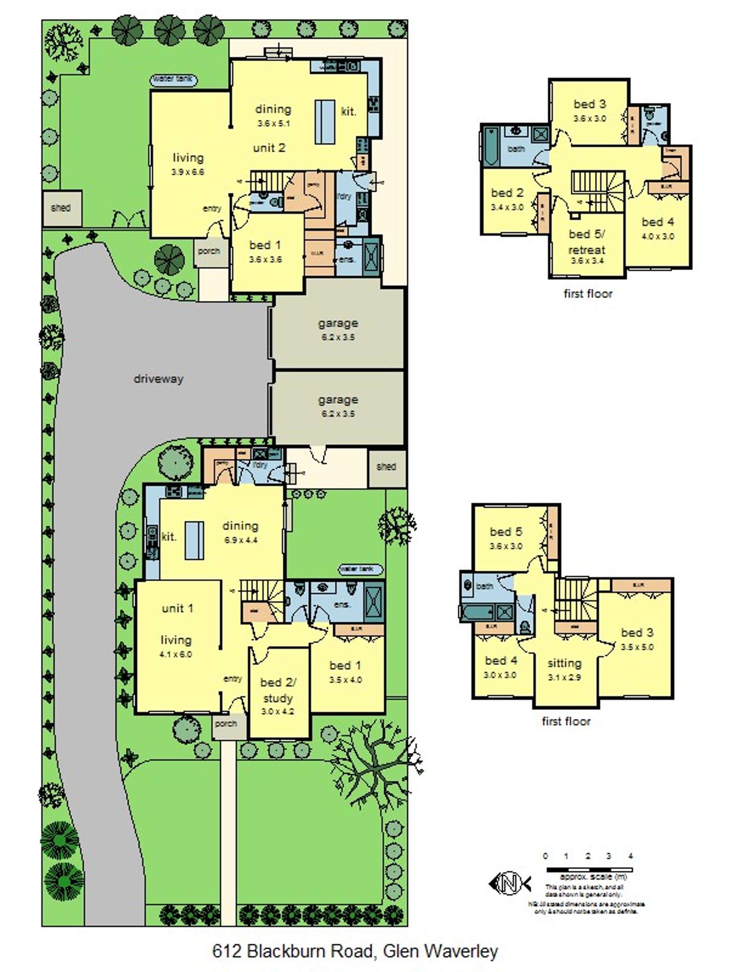 Floorplan of Homely townhouse listing, 2/612 Blackburn Road, Glen Waverley VIC 3150