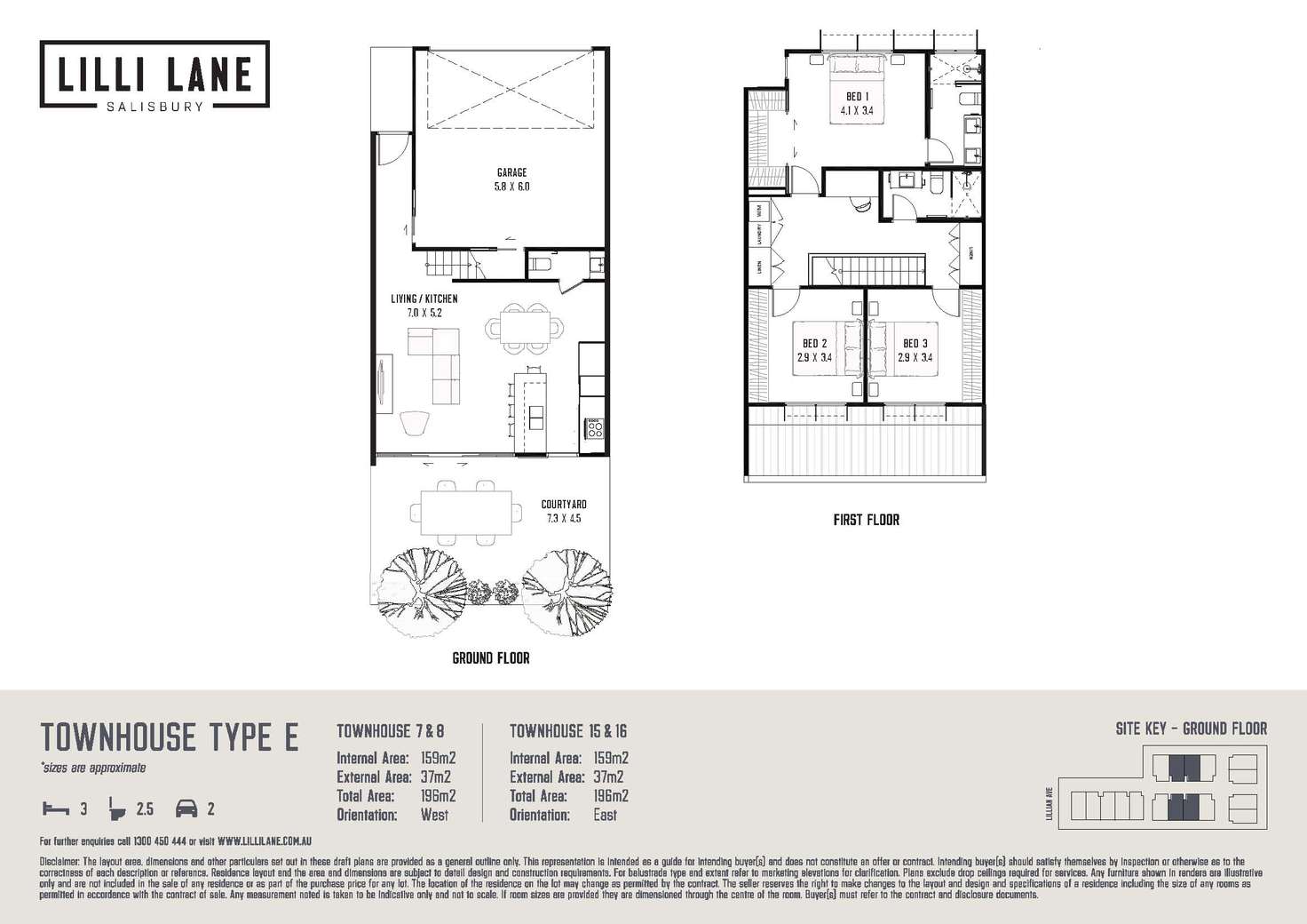 Floorplan of Homely townhouse listing, 8/113 Lillian Avenue, Salisbury QLD 4107