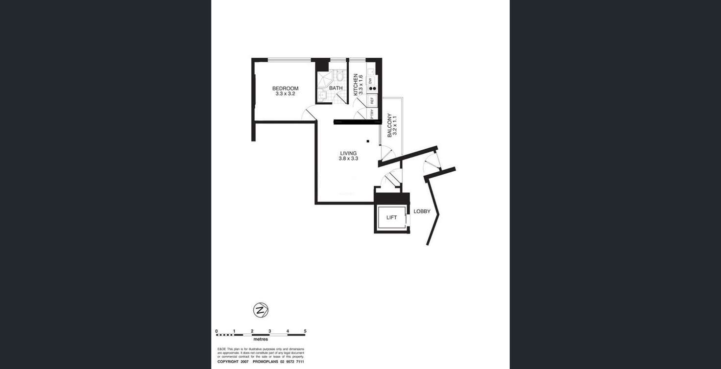 Floorplan of Homely apartment listing, 45/3 Wylde Street, Potts Point NSW 2011