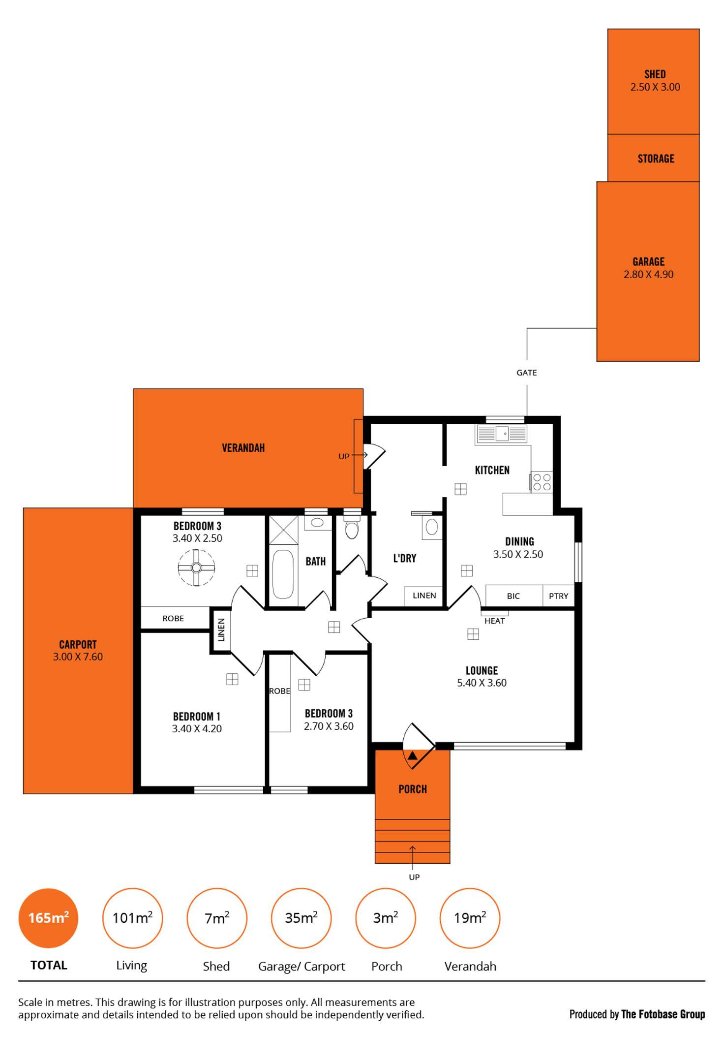 Floorplan of Homely house listing, 38 Schumann Street, Ingle Farm SA 5098