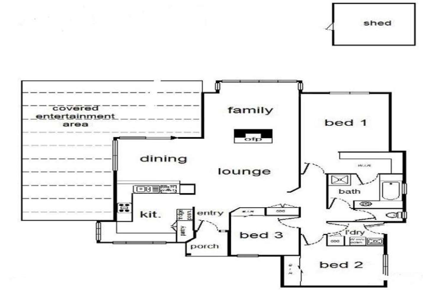 Floorplan of Homely house listing, 66 Settlers Hill Crescent, Croydon Hills VIC 3136